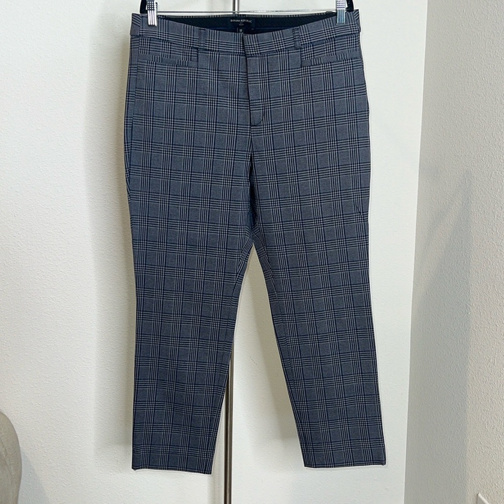 Banana Republic Sloan Fit Plaid Pants